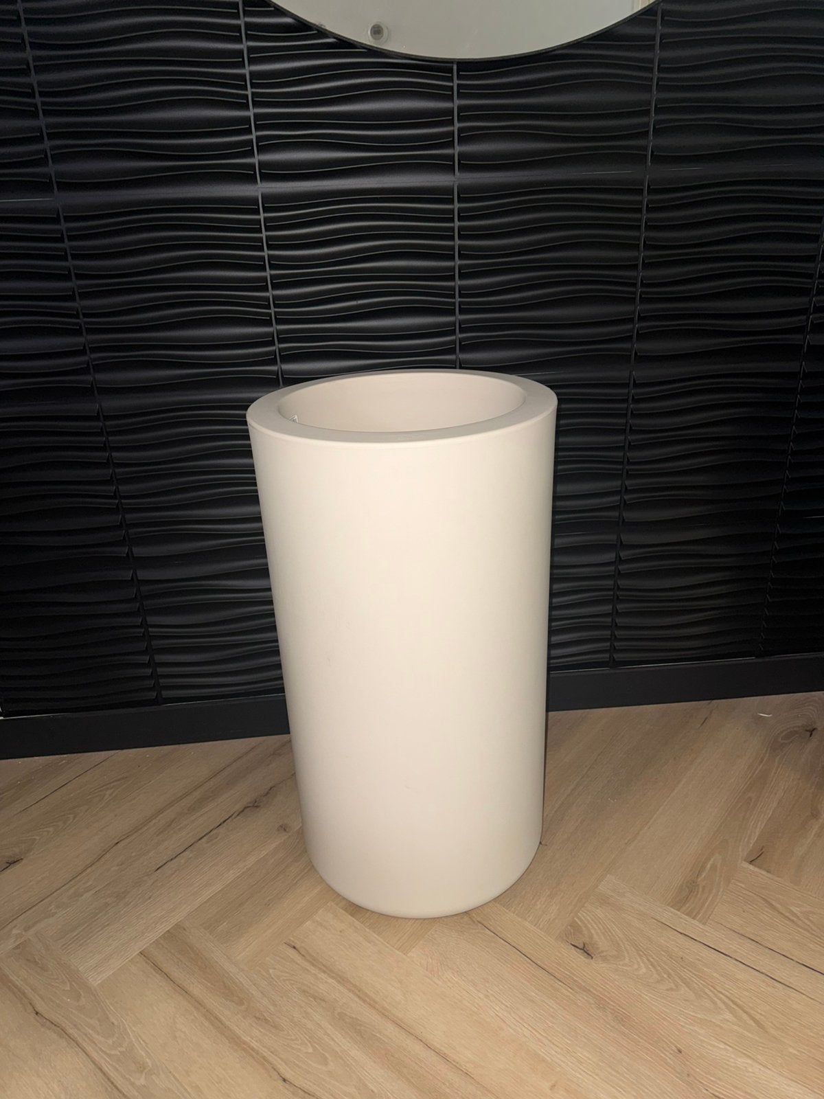 Elho Pure Cilinder hoge bloempot plantenpot nieuw, Tuin en Terras, Bloembakken en Plantenbakken, Kunststof, Rond, Nieuw, Ophalen of Verzenden