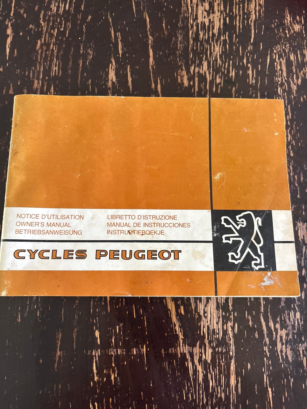 Vintage Peugeot bromfiets  Gebruikershandleiding (Oud), Ophalen of Verzenden, Gebruikt