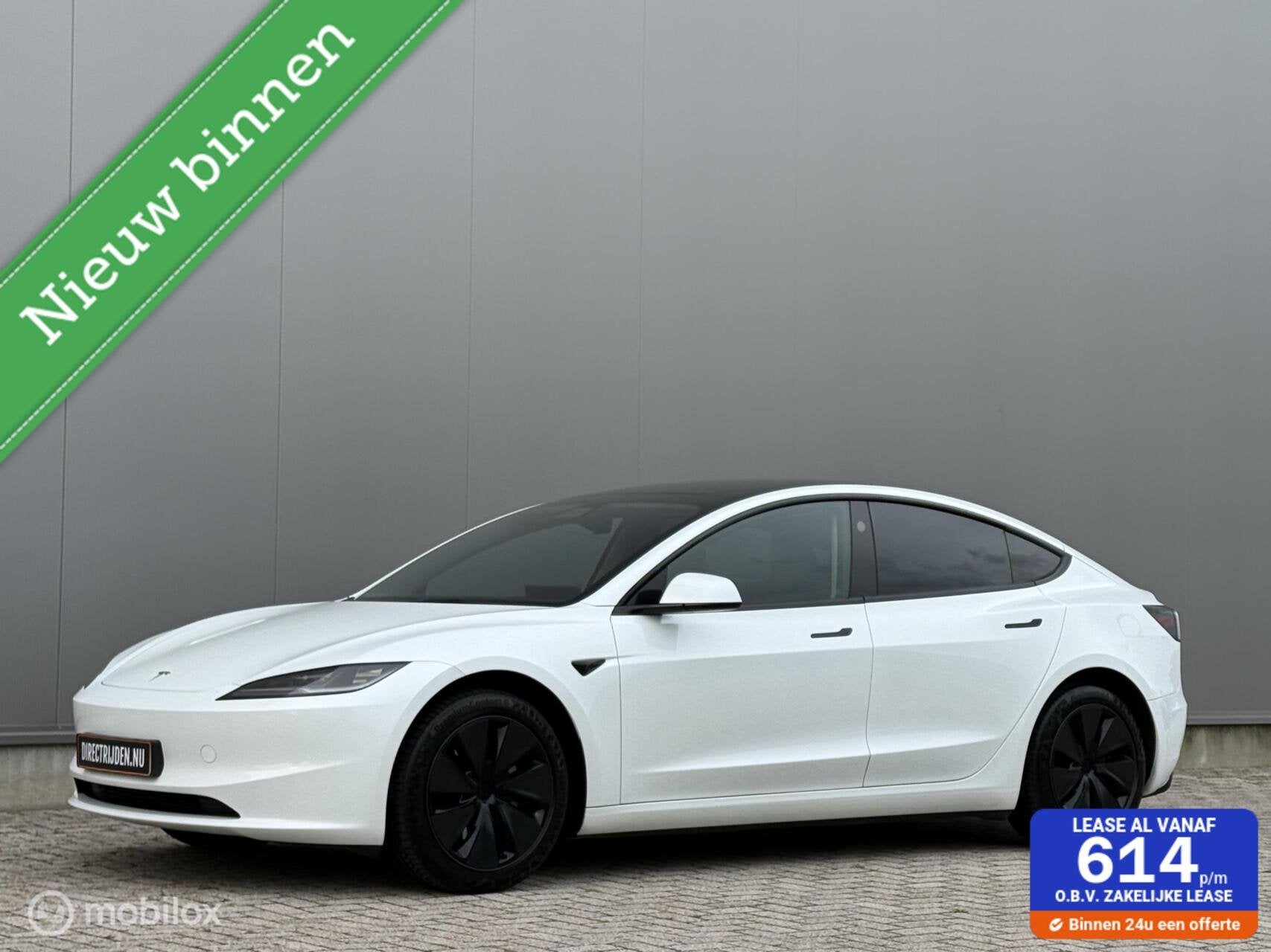 Tesla Model 3 Premium Long Range AWD | Trekhaak | SOH 92,2%, Auto's, Automaat, Gebruikt, Zwart, Wit