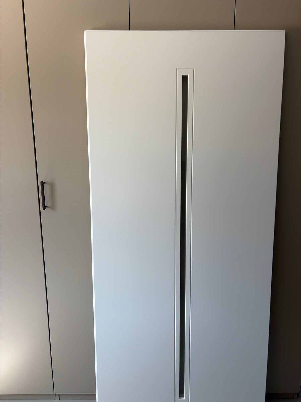 Svedex Binnendeur Opdek Links Mat Glas Hoogglans Wit 93x208, Ophalen, 80 tot 100 cm, 215 cm of meer, Binnendeur