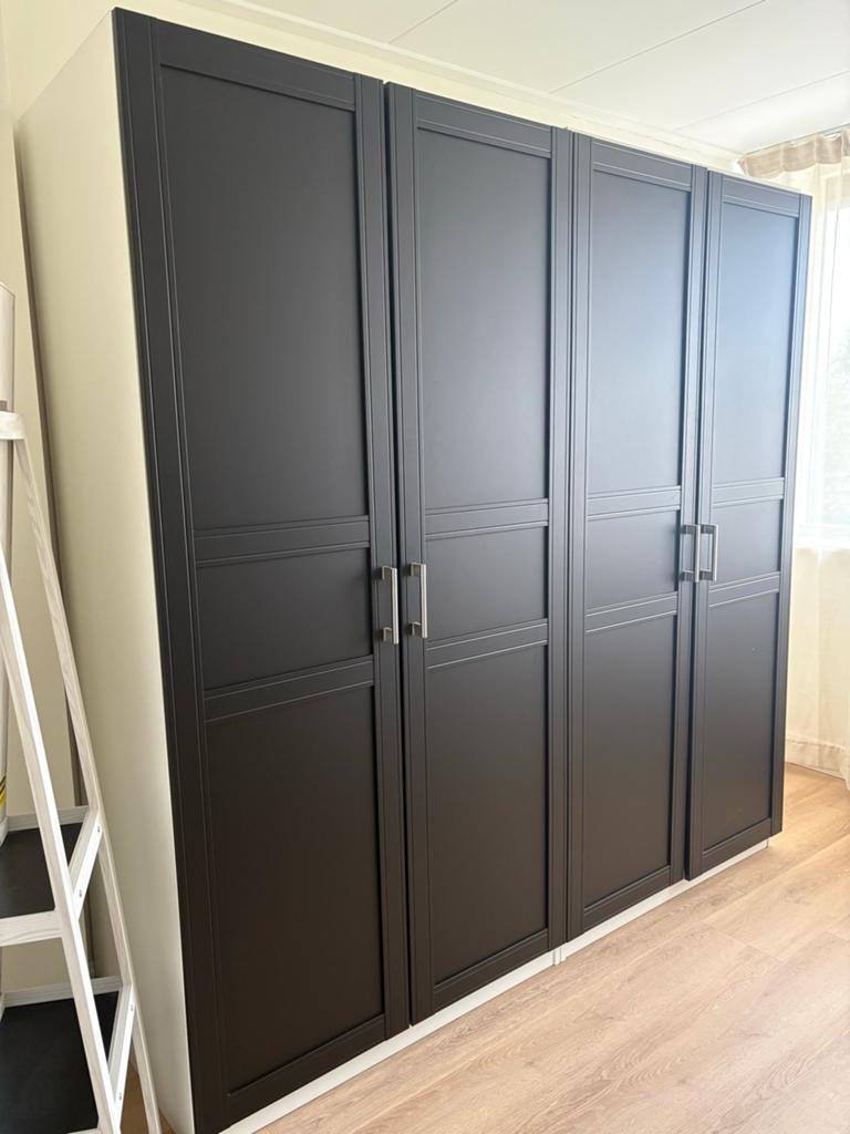 4 IKEA Bergsbo kastdeuren 50x195cm met handgrepen, Ophalen, Overige materialen, Gebruikt, 50 tot 100 cm