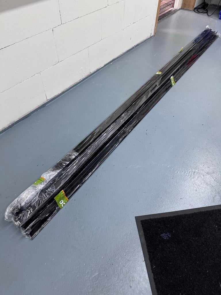 5x Aluminium Daktrim Zwart - (45x45mm - 2,5m/st), Ophalen, 10 tot 15 m², Zwart, Overige typen