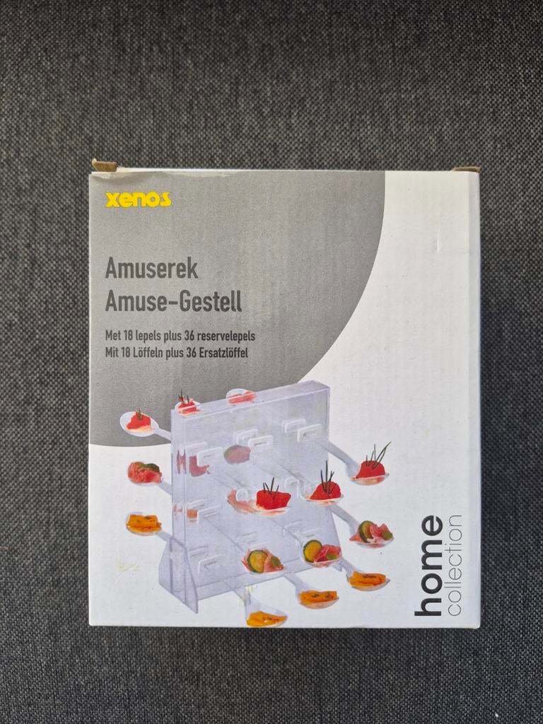 Amuse tapas hapjes rek met lepels. Nieuw!, Huis en Inrichting, Ophalen of Verzenden, Nieuw, Overige typen