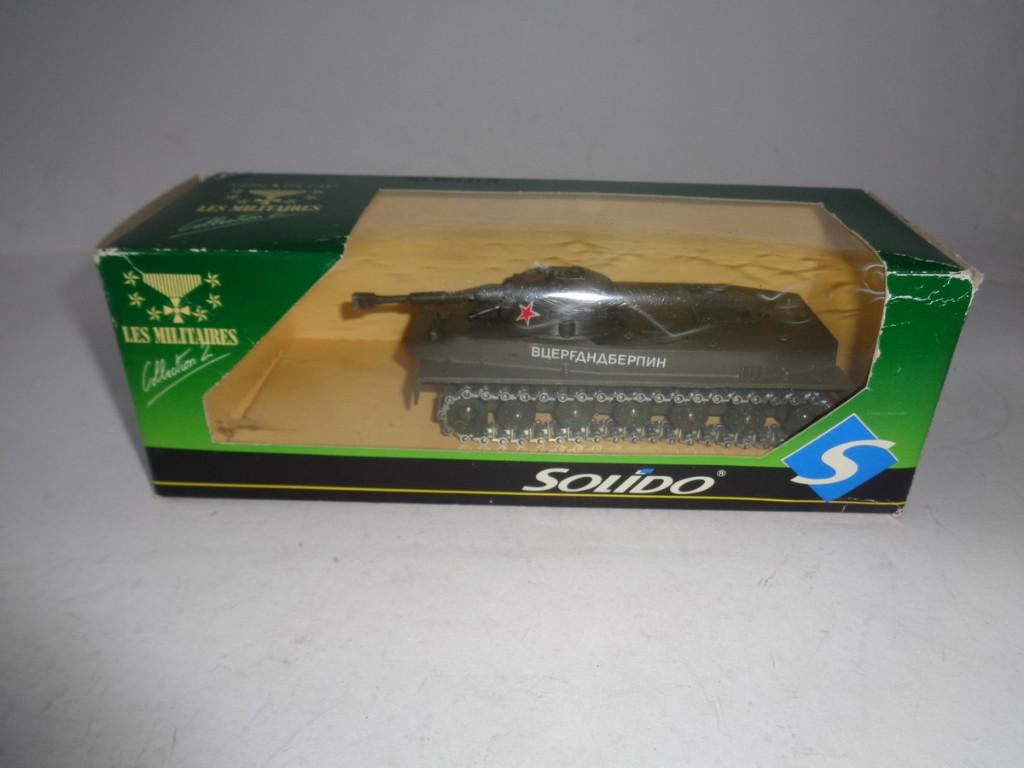 Solido 6075 PT 76 Russian Tank with Box, Die-cast, 1990s, Ophalen of Verzenden, Landmacht, Overige gebieden, Miniatuur of Beeldje