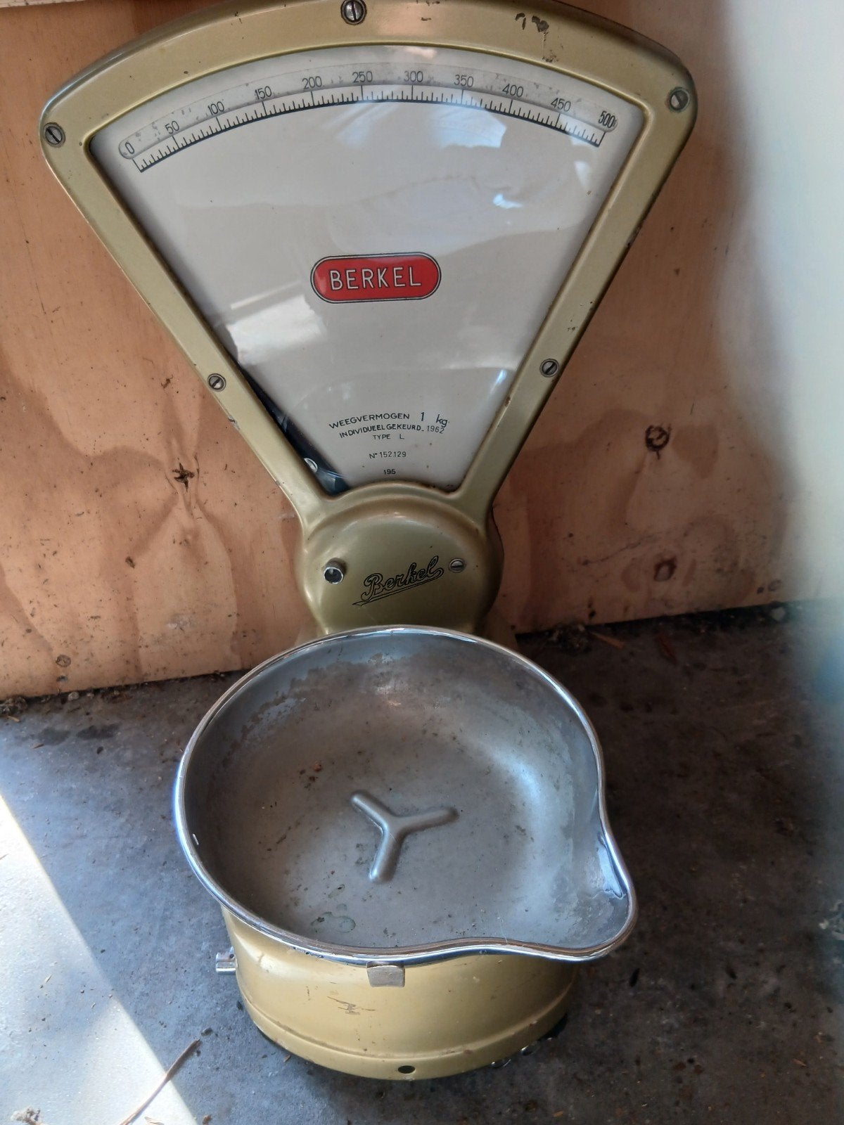 Oude Berkel weegschaal - Vintage keukenweegschaal, Ophalen