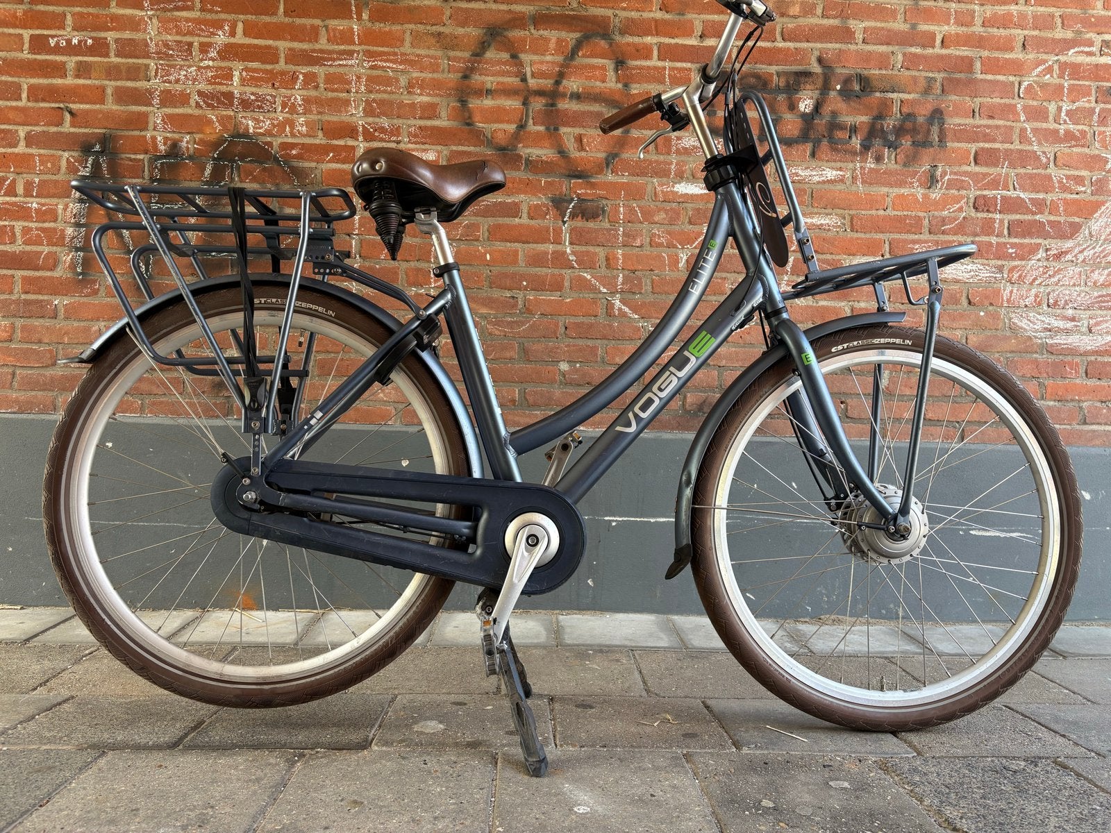 Vogue transportfiets 28 inch, frame 51 cm, 8 versnellingen, Overige merken, Gebruikt, Velgrem, Versnellingen