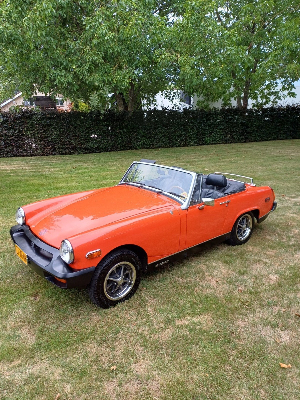 MG Midget 1.5 1979 Rood, 1491 cc, 4 cilinders, Cabriolet, Handgeschakeld