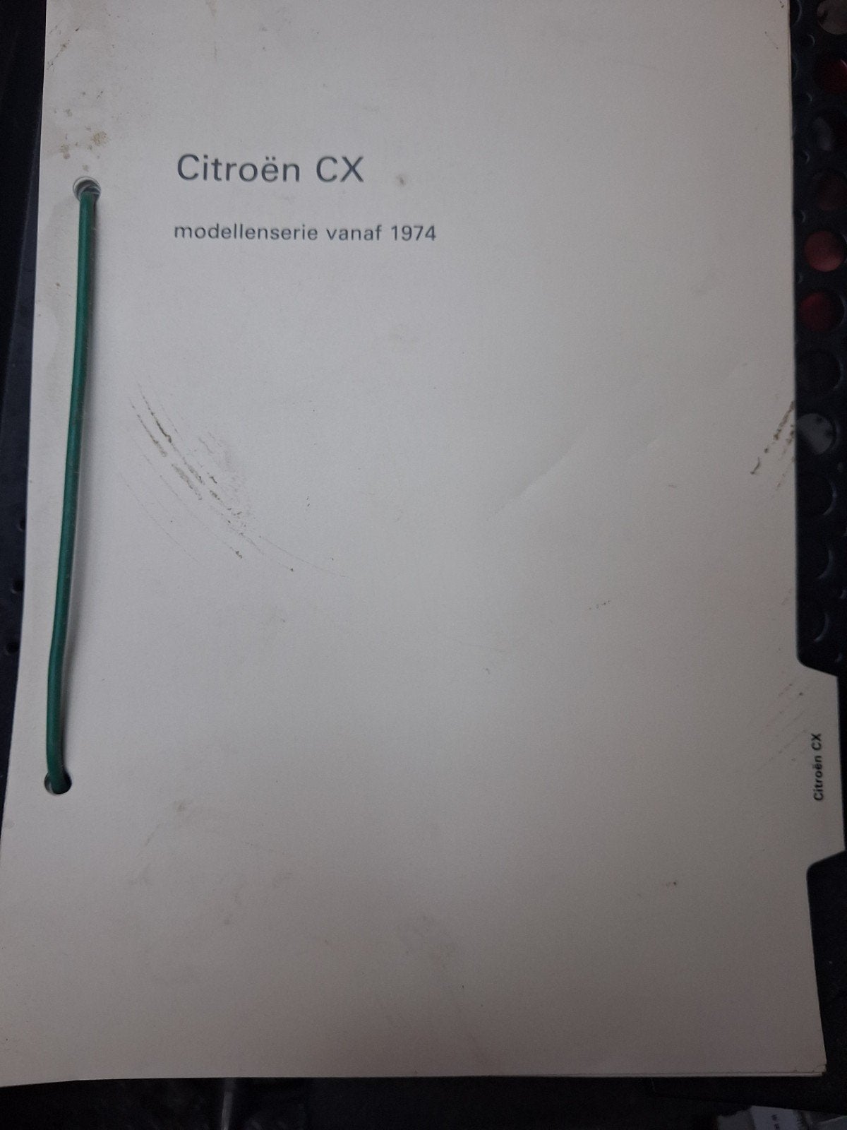 Citroën CX Werkplaatshandboek (1974-1984), Ophalen of Verzenden