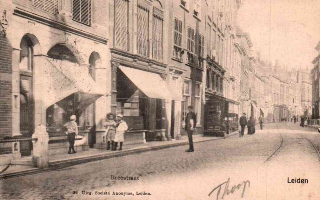 Leiden  Breestraat, Verzenden, Voor 1920, Gelopen, Zuid-Holland