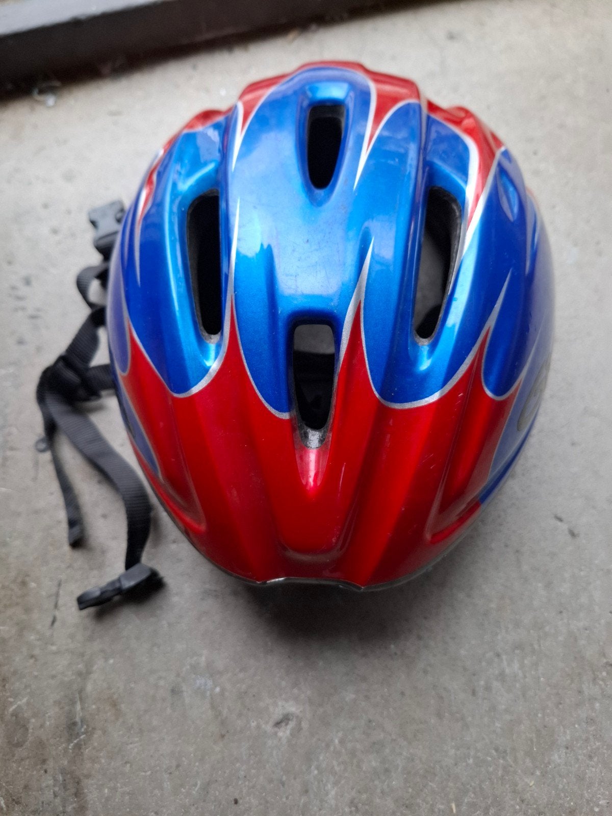 Giro Fietshelm Rood/Blauw - Maat M/L, Ophalen, Gebruikt, Heer of Dame, M