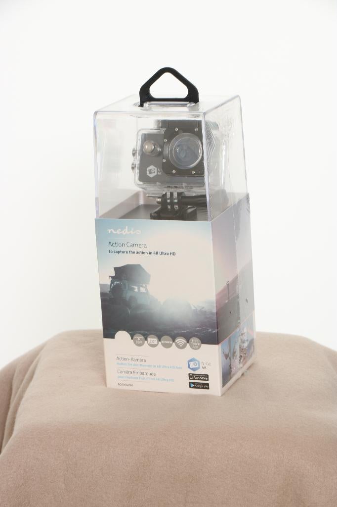 Nedis Action Camera - 4K Ultra HD - NIEUW, Ophalen of Verzenden, Nieuw, Overige merken