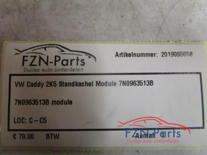 Standkachel Volkswagen Caddy (22744917), Ophalen of Verzenden, Gebruikt
