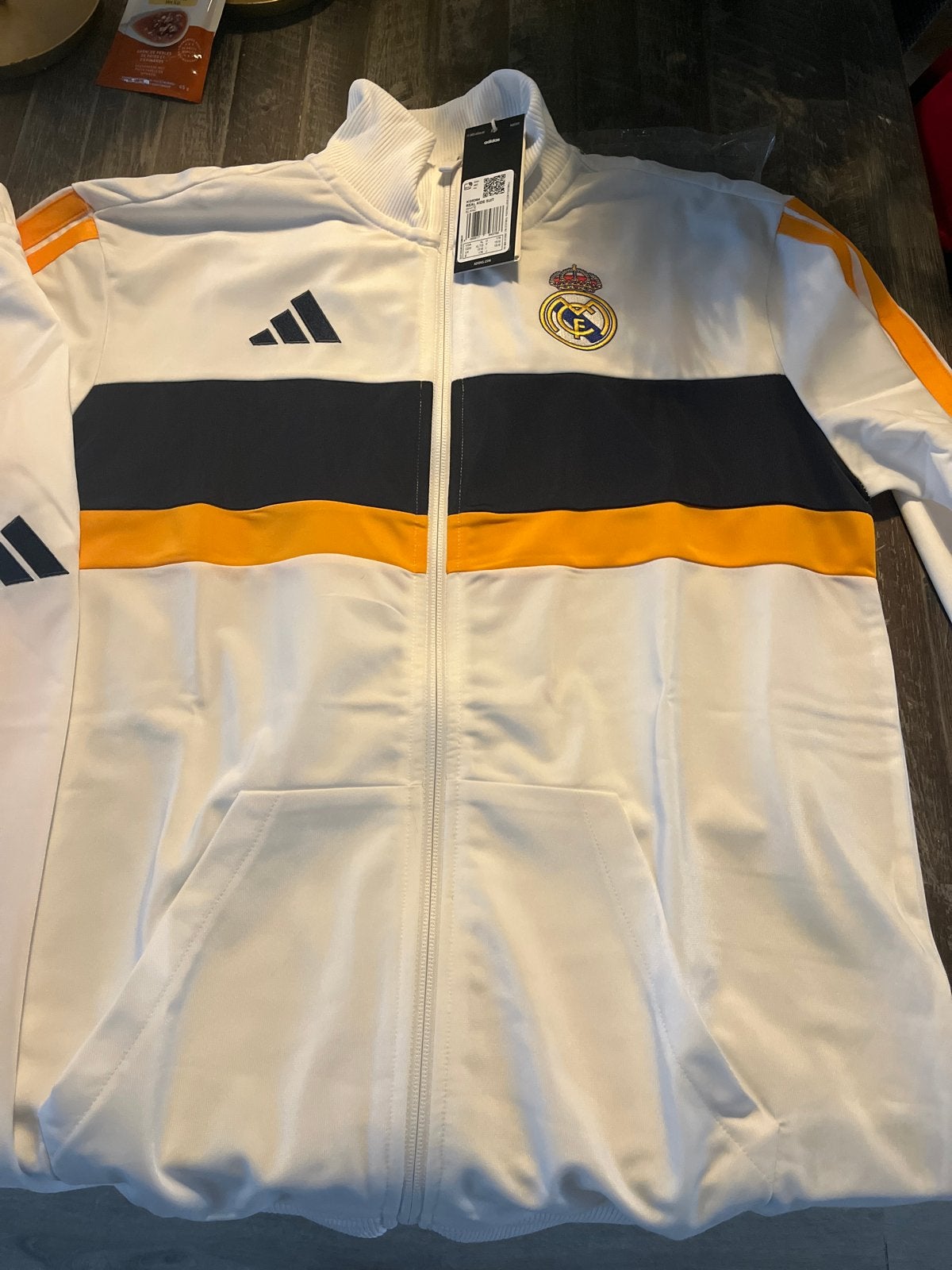 Adidas Real Madrid Trainingspak - Nieuw met labels, Ophalen, Nieuw, Wit, Voetbal