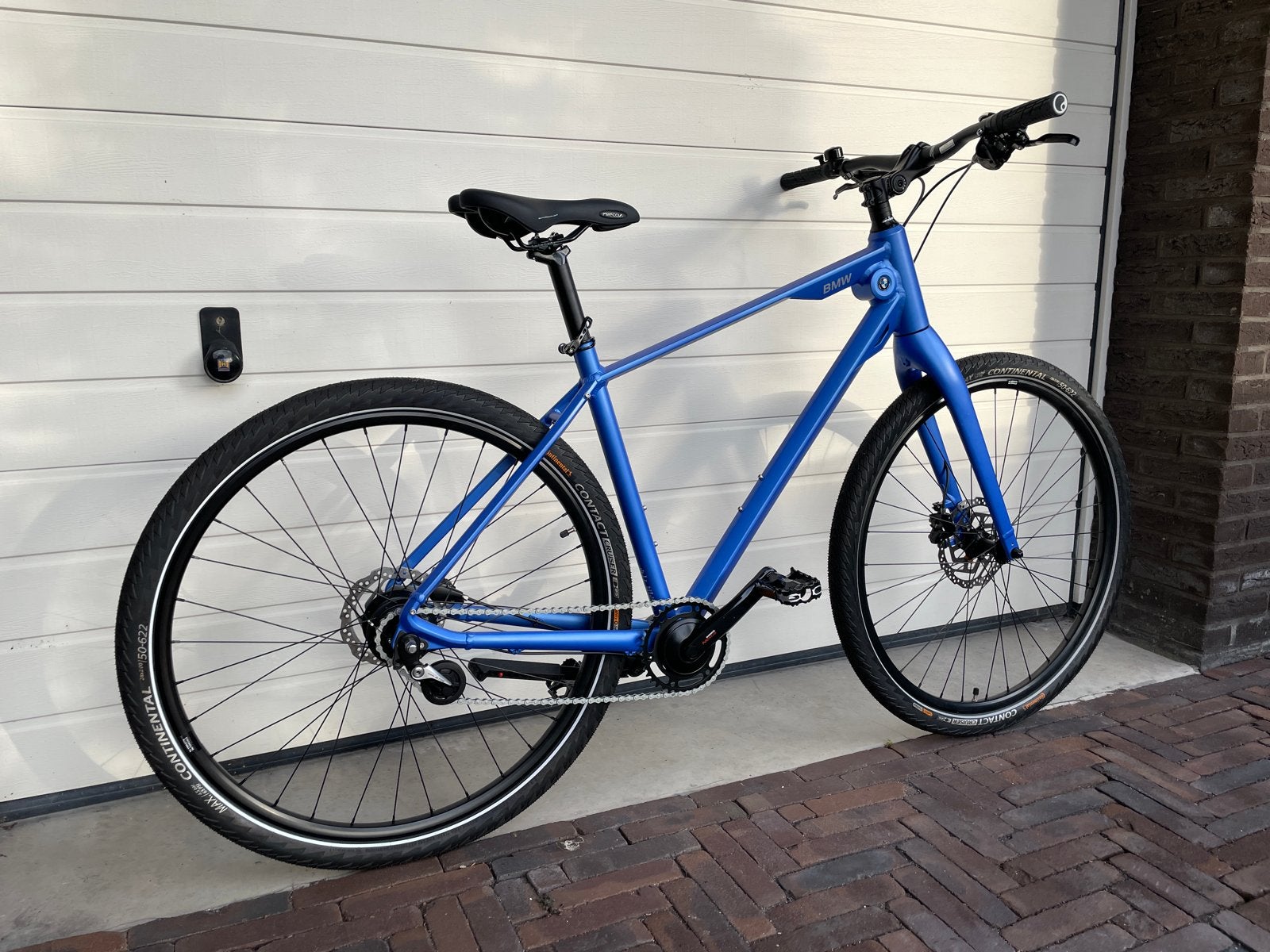 BMW fiets met Shimano Nexus 7 en schijfremmen, Versnellingen, Zo goed als nieuw, Schijfrem, 53 tot 57 cm