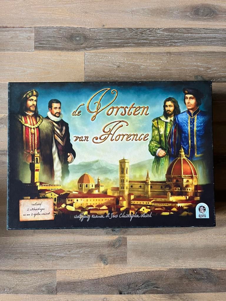 Vorsten van Florence, Hobby en Vrije tijd, Gezelschapsspellen | Bordspellen, Ophalen of Verzenden, Gebruikt