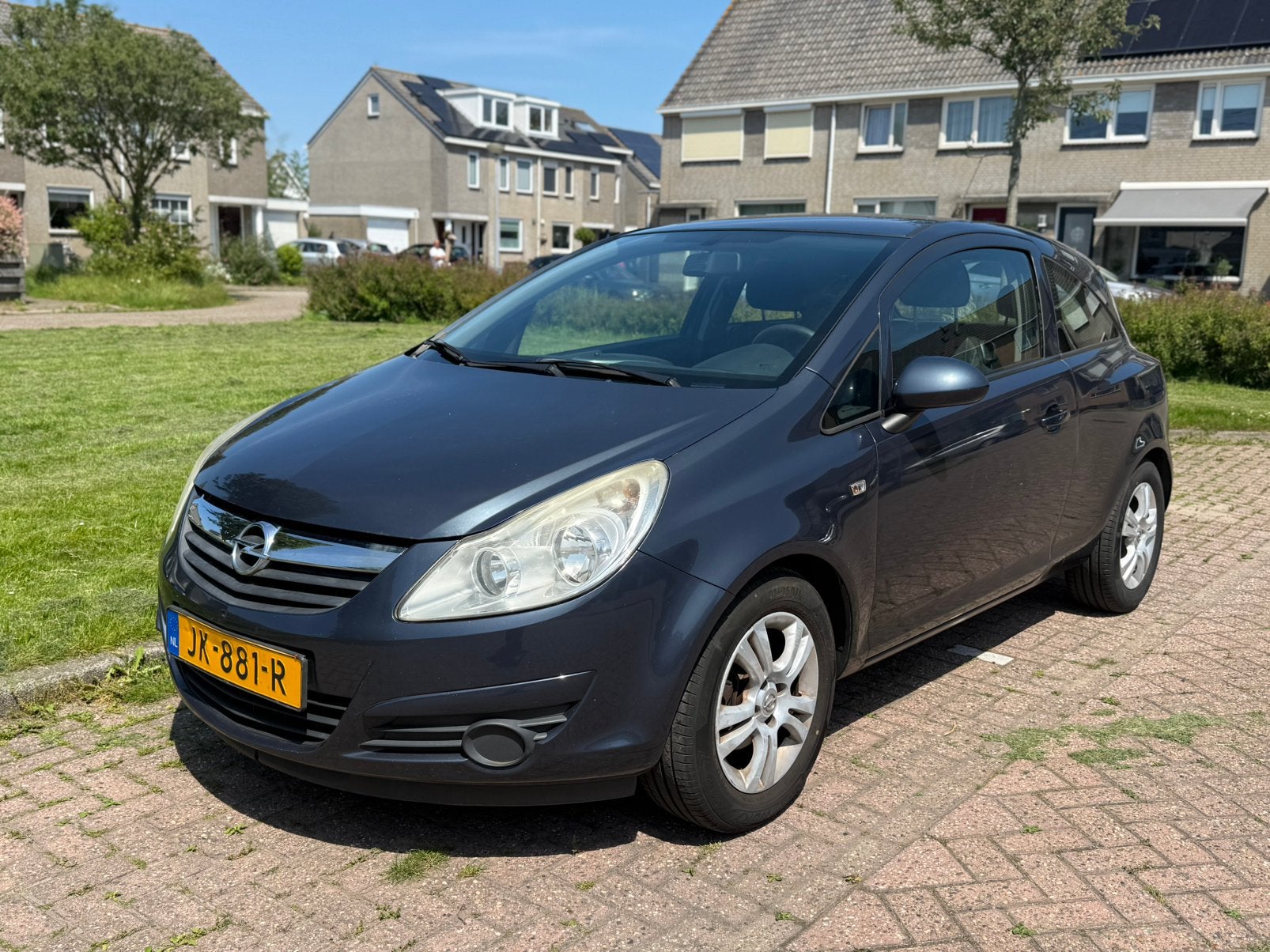 Opel Corsa 1.2 16V 3D 2009 Blauw recent apk, Auto's, Opel, Particulier, Corsa, ABS, Airconditioning, Centrale vergrendeling, Elektrische buitenspiegels