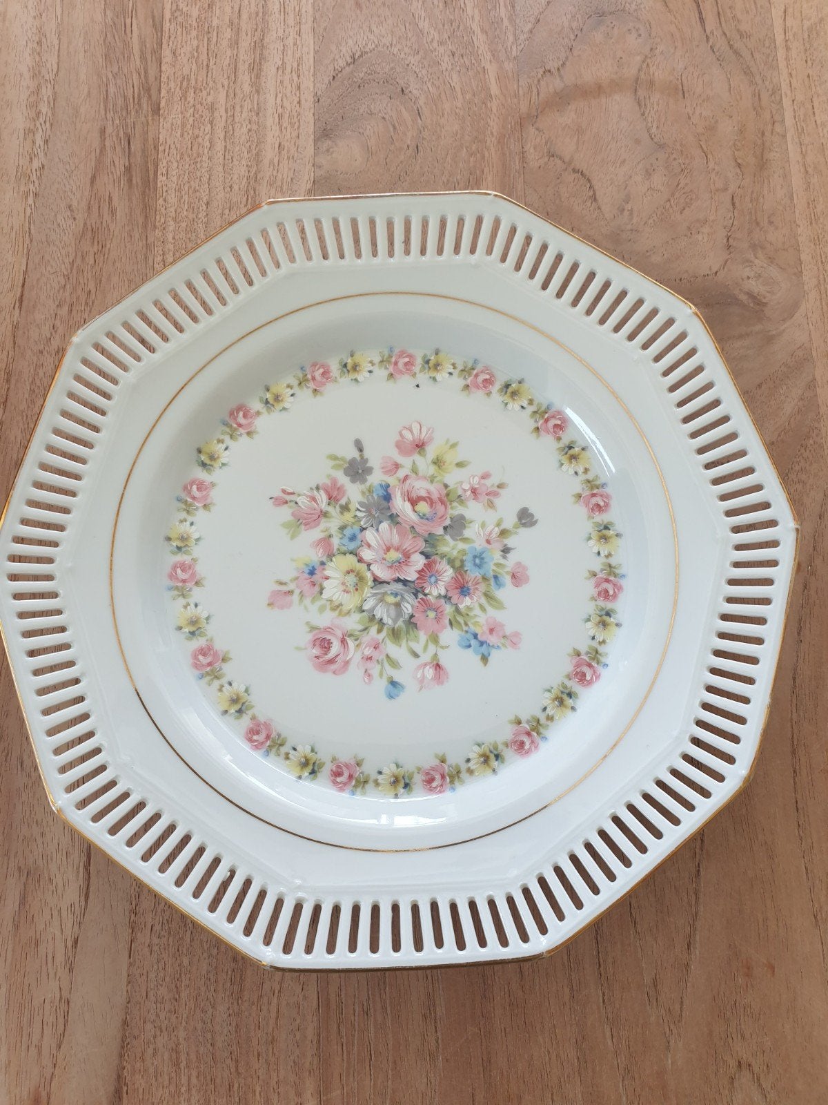 Schwarzenhammer Germany Sierbord met Bloemmotief, Ophalen of Verzenden