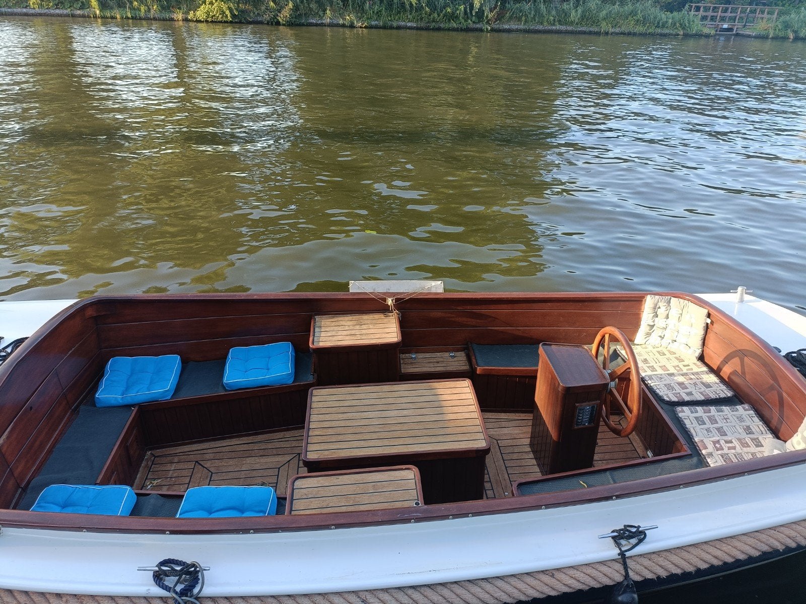 Mooie stalen vlet (KBS) met Bukh DV-20 dieselmotor, 6/8 pers, Watersport en Boten, Sloepen, Gebruikt, Staal, Binnenboordmotor
