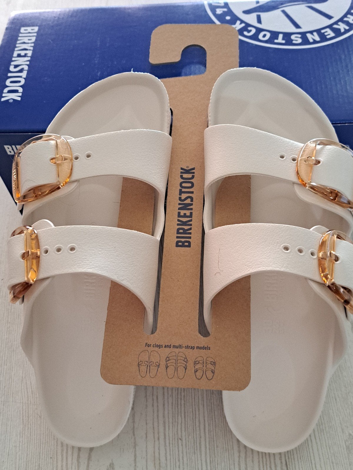 Nieuwe Birkenstock sandalen in doos, Birkenstock, Ophalen of Verzenden, Nieuw, Sandalen of Muiltjes