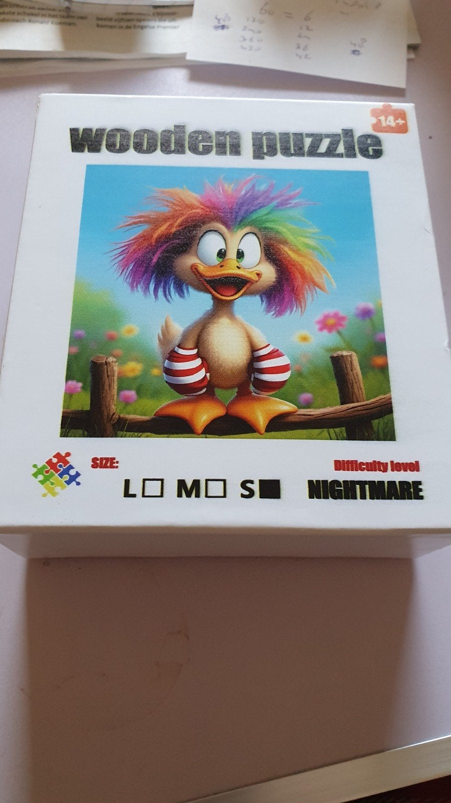 Vreemde vormen puzzel 100 stukjes, Ophalen, Minder dan 500 stukjes, Zo goed als nieuw