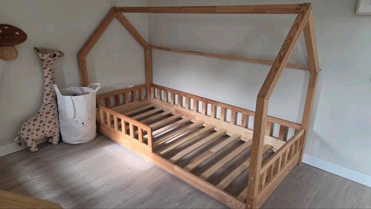 De Gele Flamingo bedhuisje Antwerp 90x200, Kinderen en Baby's, Ophalen, Gebruikt, Overige typen