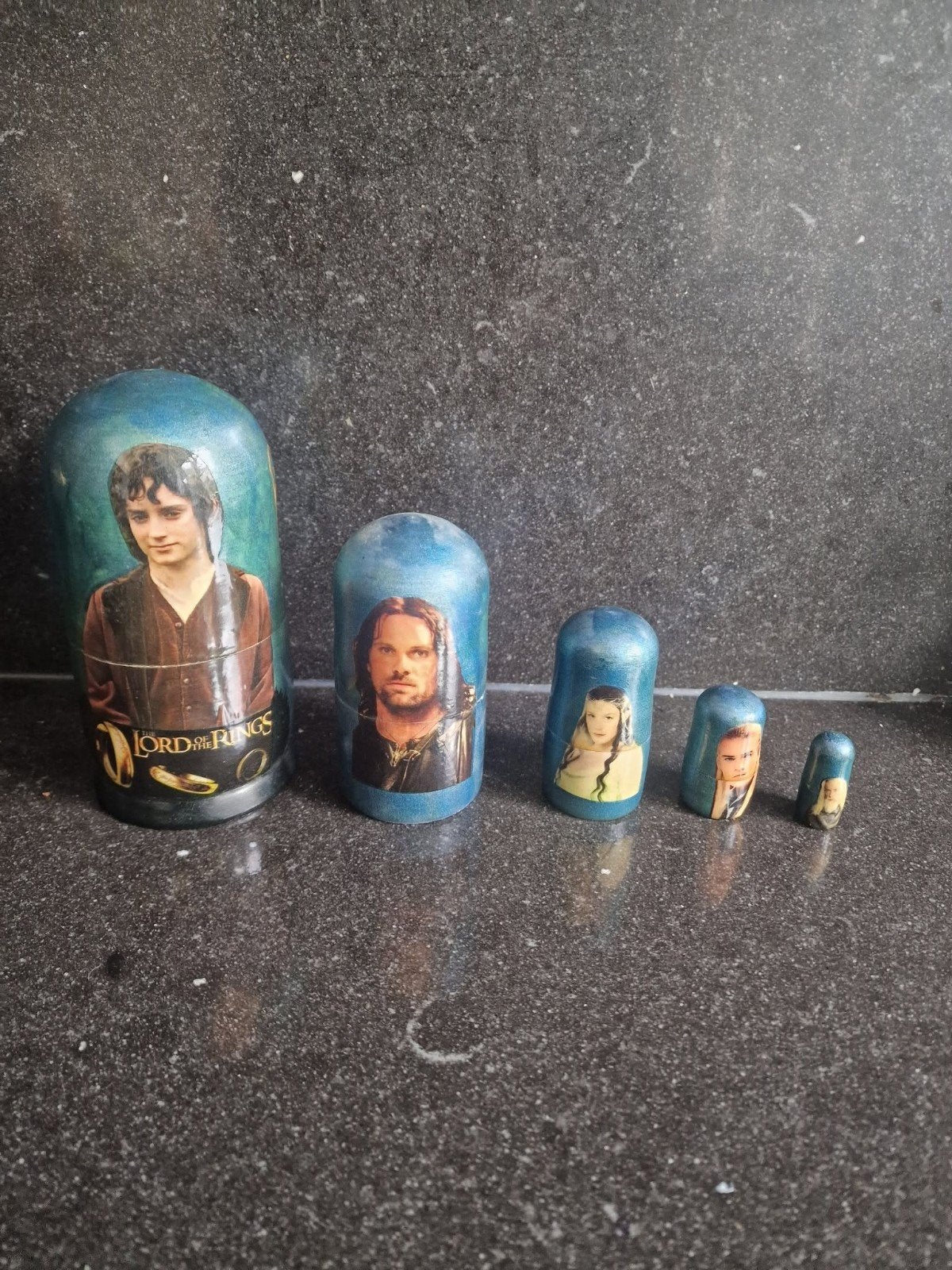 Zeldzame LOTR Matroesjka Poppen Set - 5 Stuks, Verzamelen, Ophalen of Verzenden