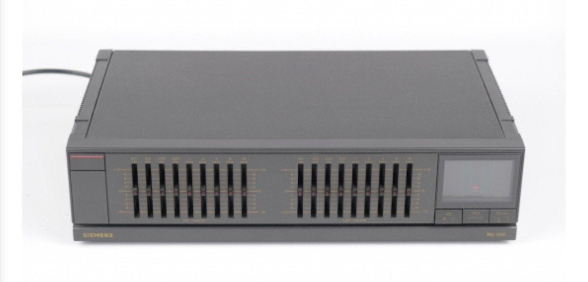 Siemens RQ 200 9 Band Stereo Graphic Equalizer, Ophalen of Verzenden, Zo goed als nieuw