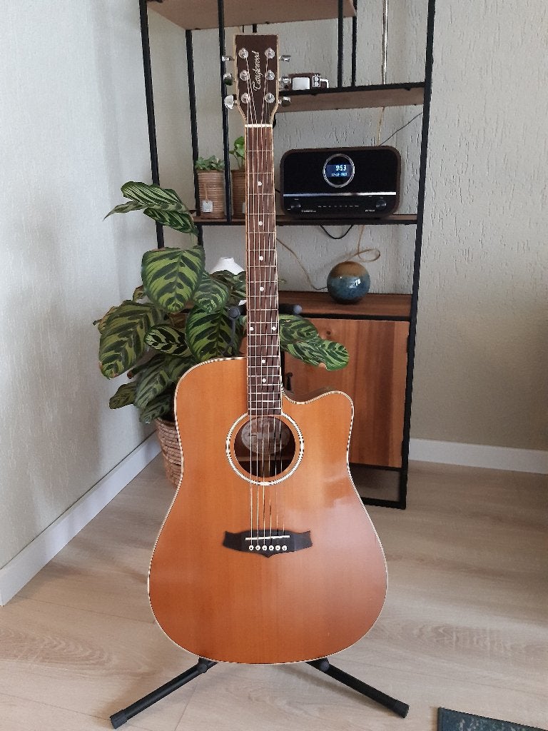 Tanglewood westerngitaar met B-band electronica, Ophalen, Gebruikt, Western- of Steelstringgitaar, Met (piezo-)element