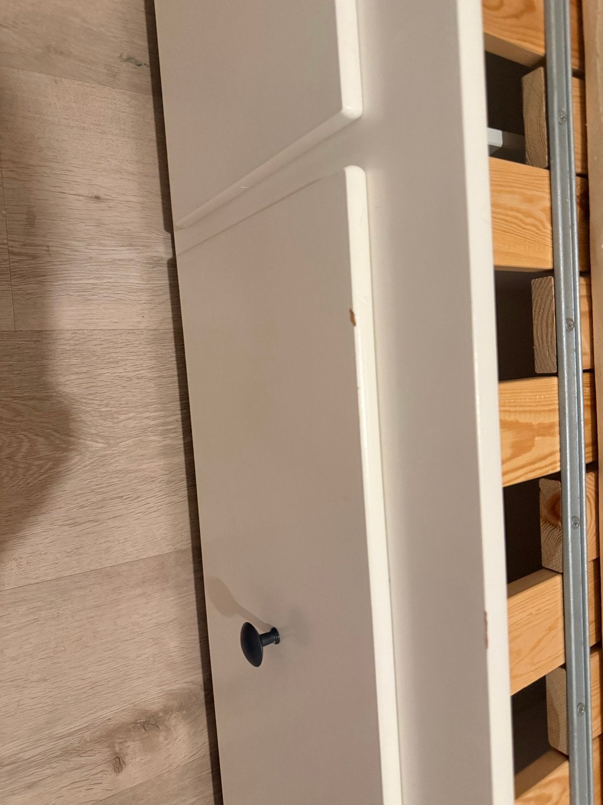 IKEA Hemnes Bedbank met 3 lades - Wit, Huis en Inrichting, Slaapkamer | Bedden, Gebruikt, Wit, Tweepersoons, Ophalen of Verzenden
