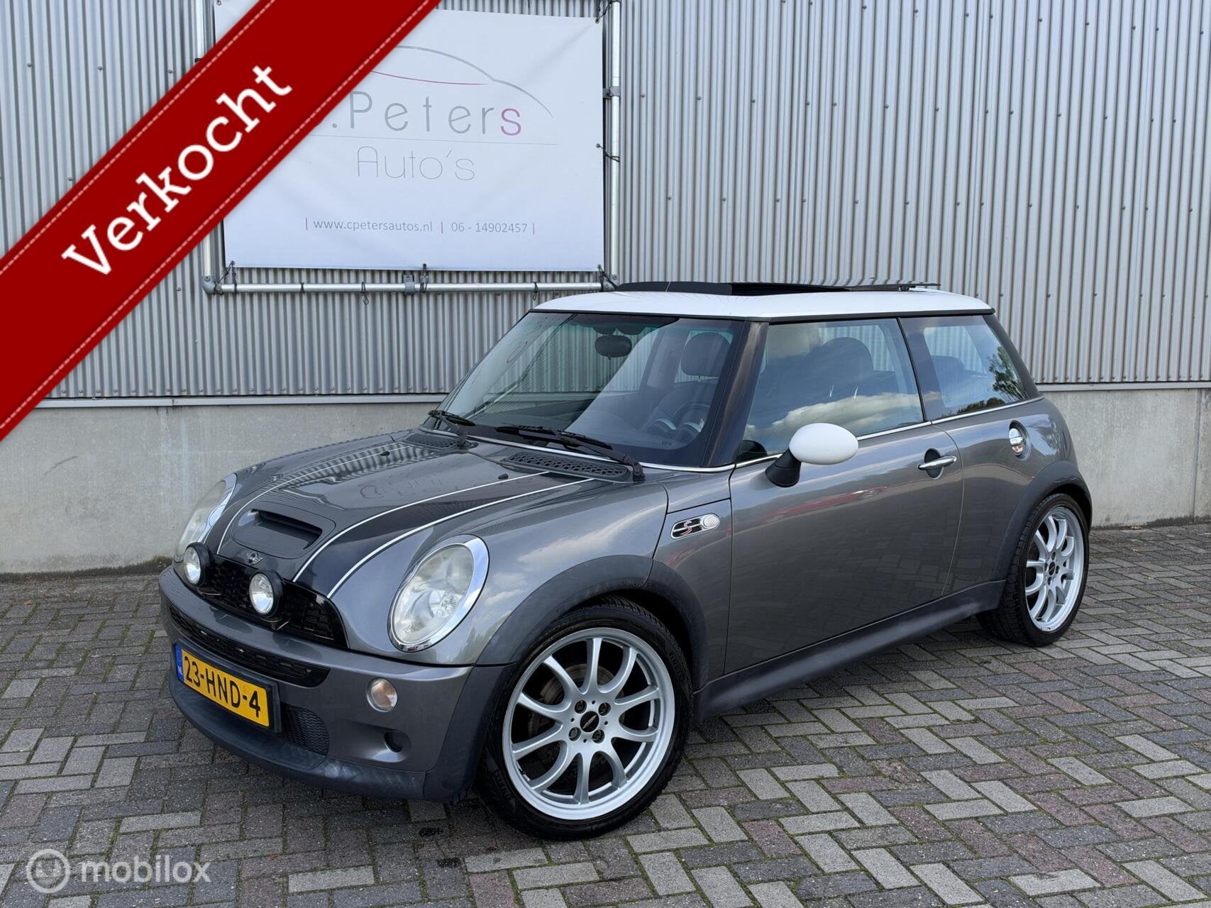 Mini 3-Deurs VERKOCHT 1.6 Cooper S Chili 2002 / Panoramadak, Voorwielaandrijving, Gebruikt, 4 cilinders, 4 stoelen