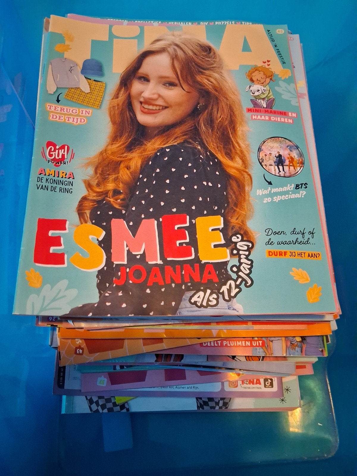 Grote stapel Tina's en Tina zomerboeken, Boeken, Ophalen