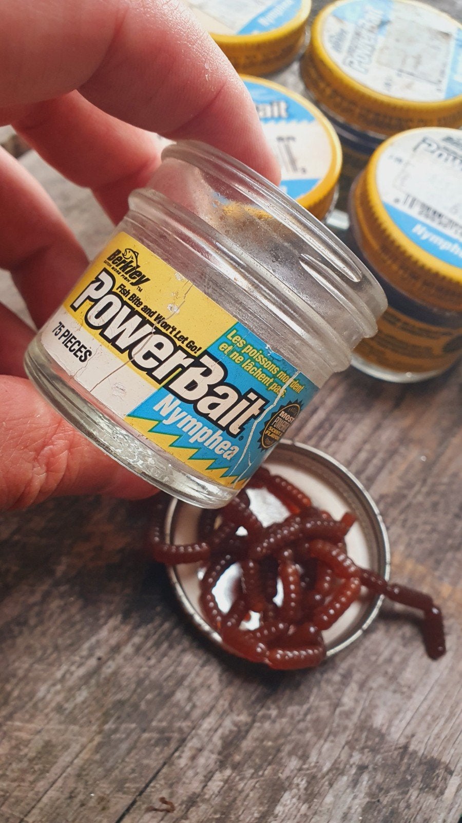 Powerbait nep wormen, Ophalen of Verzenden, Zo goed als nieuw, Haak