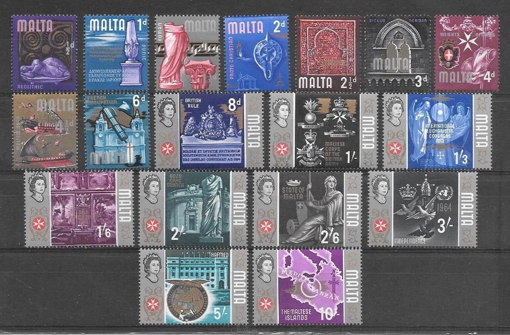 Malta 1965 Geschiedenis Malta, Verzenden, Overige landen, Postfris