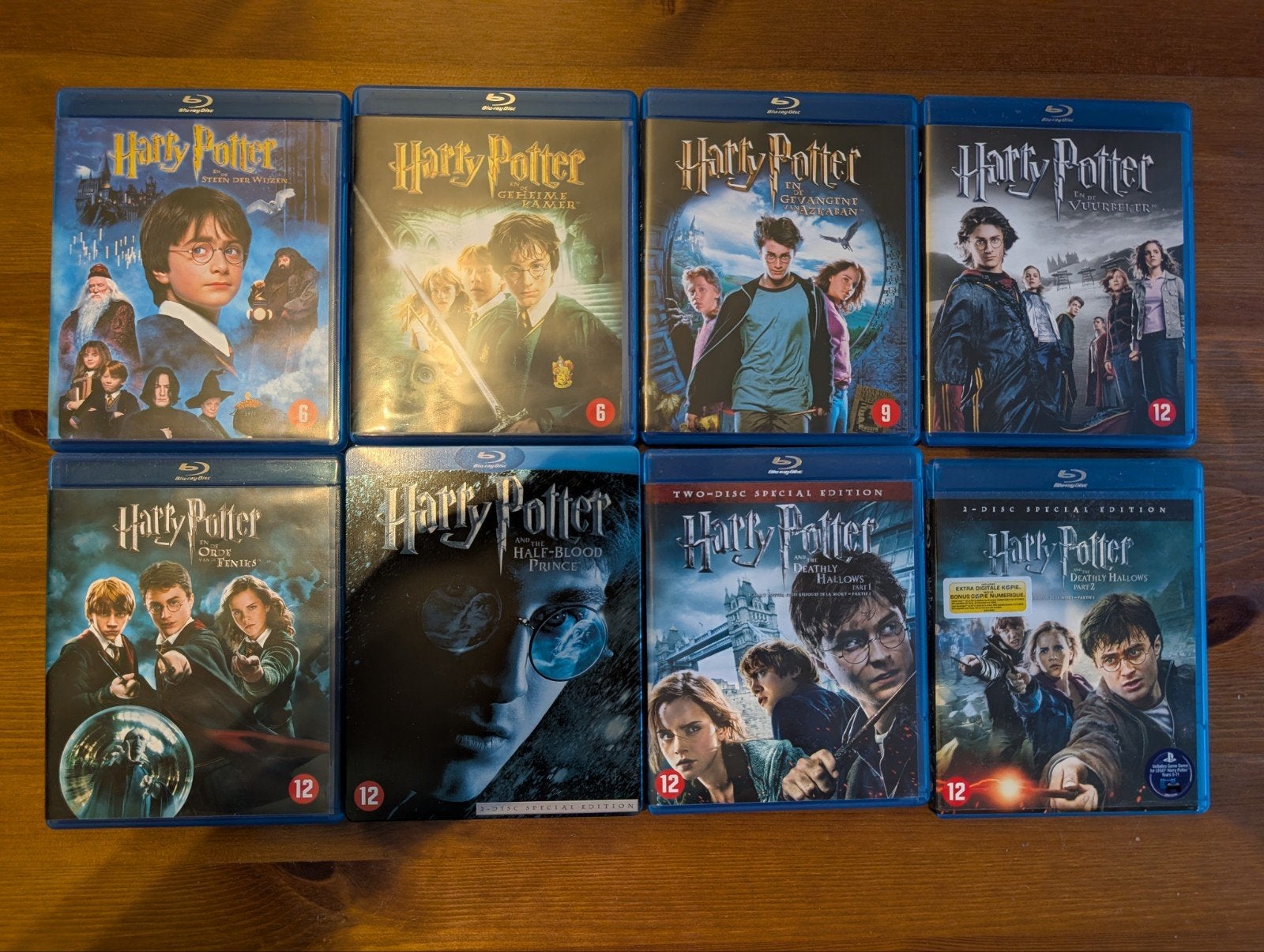 Harry Potter Blu-ray Collectie - 8 Films, Engels, Overige genres, Nederlands, Ophalen of Verzenden