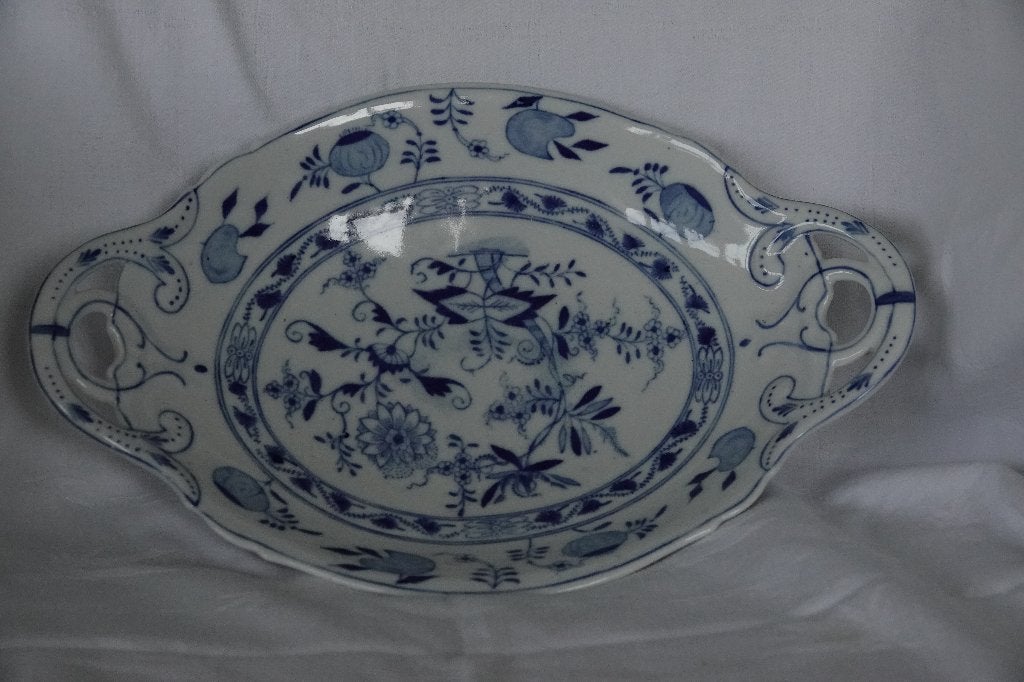 Louis Regout serveerschaal - Zwiebelmuster (1883-1888), Ophalen of Verzenden