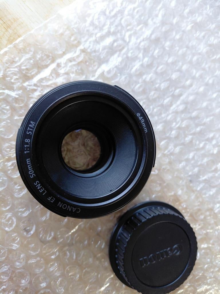 Canon EF 50mm f/1.8 STM, Ophalen of Verzenden, Zo goed als nieuw, Standaardlens