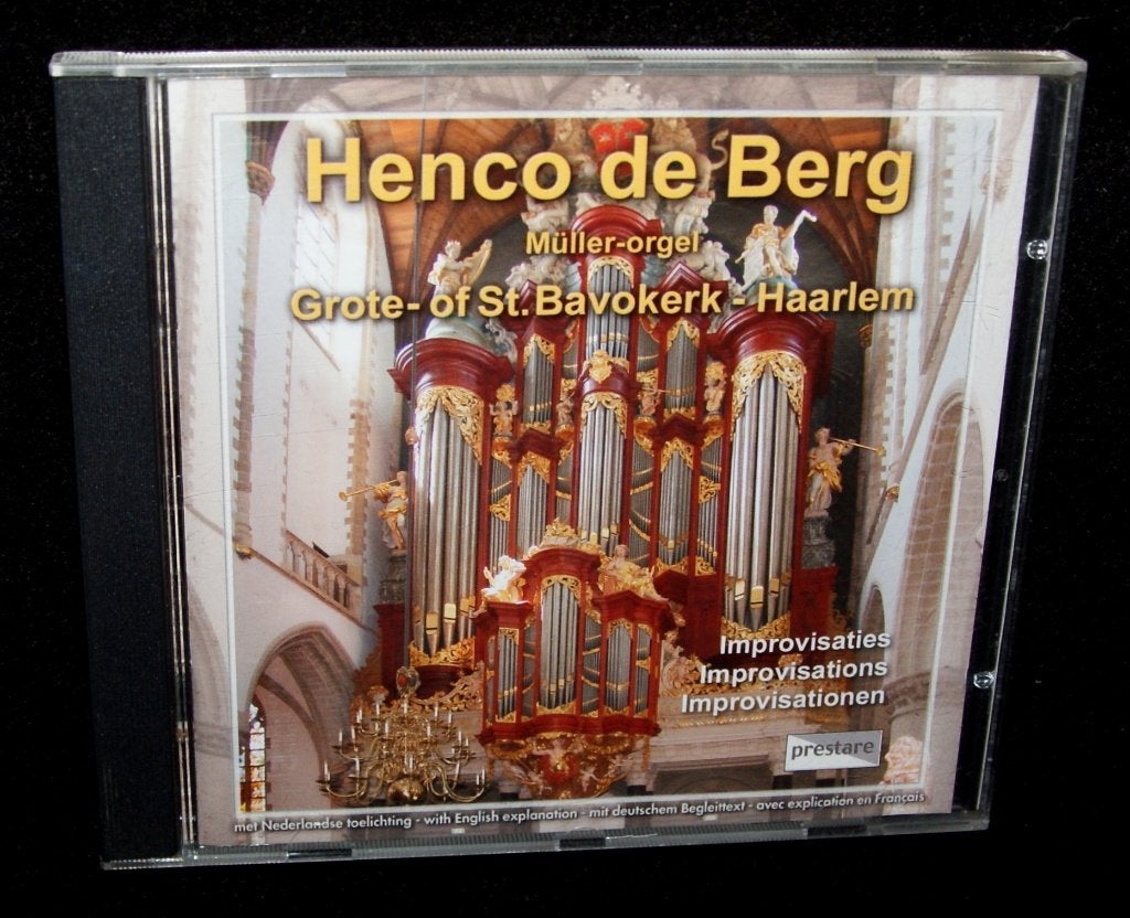 Henco de Berg - Muller Orgel Grote- Of St. Bavokerk Haarlem, Ophalen of Verzenden, Classicisme, Zo goed als nieuw, Overige typen