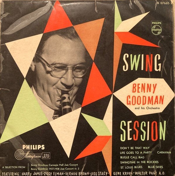Benny Goodman And His Orchestra – Swing Session 1960 10", LP, Gebruikt, Originele persing, Ophalen of Verzenden