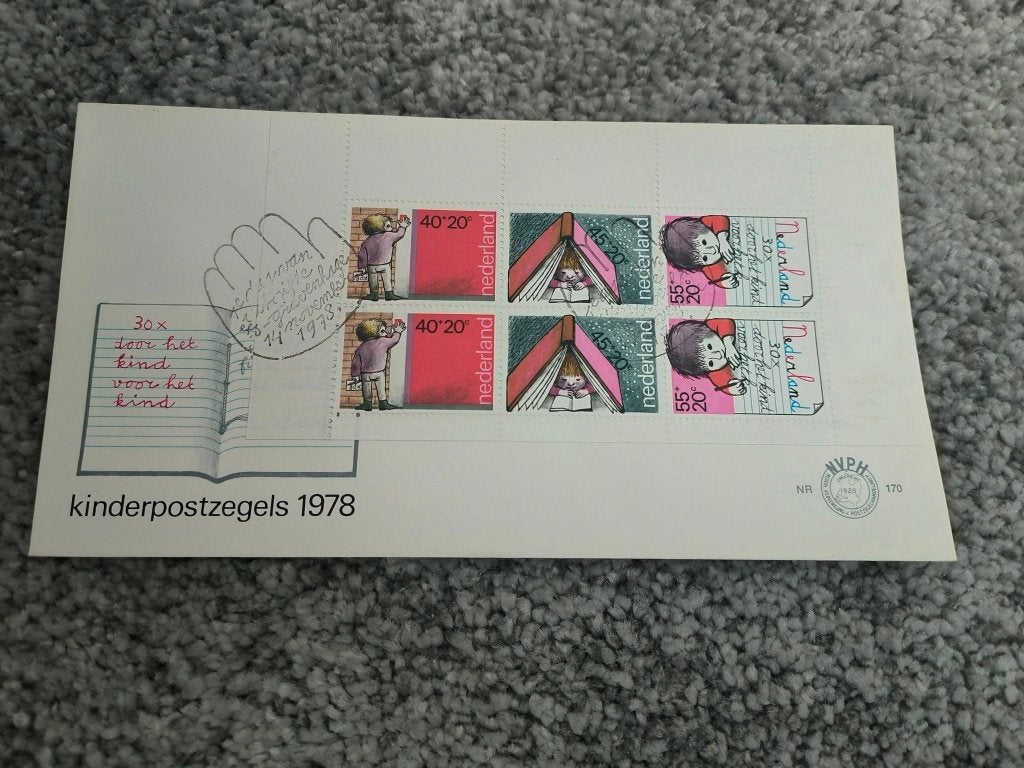 Fdc Kinderpostzegels 1978 nr. 178, Postzegels en Munten, Postzegels | Eerstedagenveloppen, Ophalen of Verzenden, Onbeschreven
