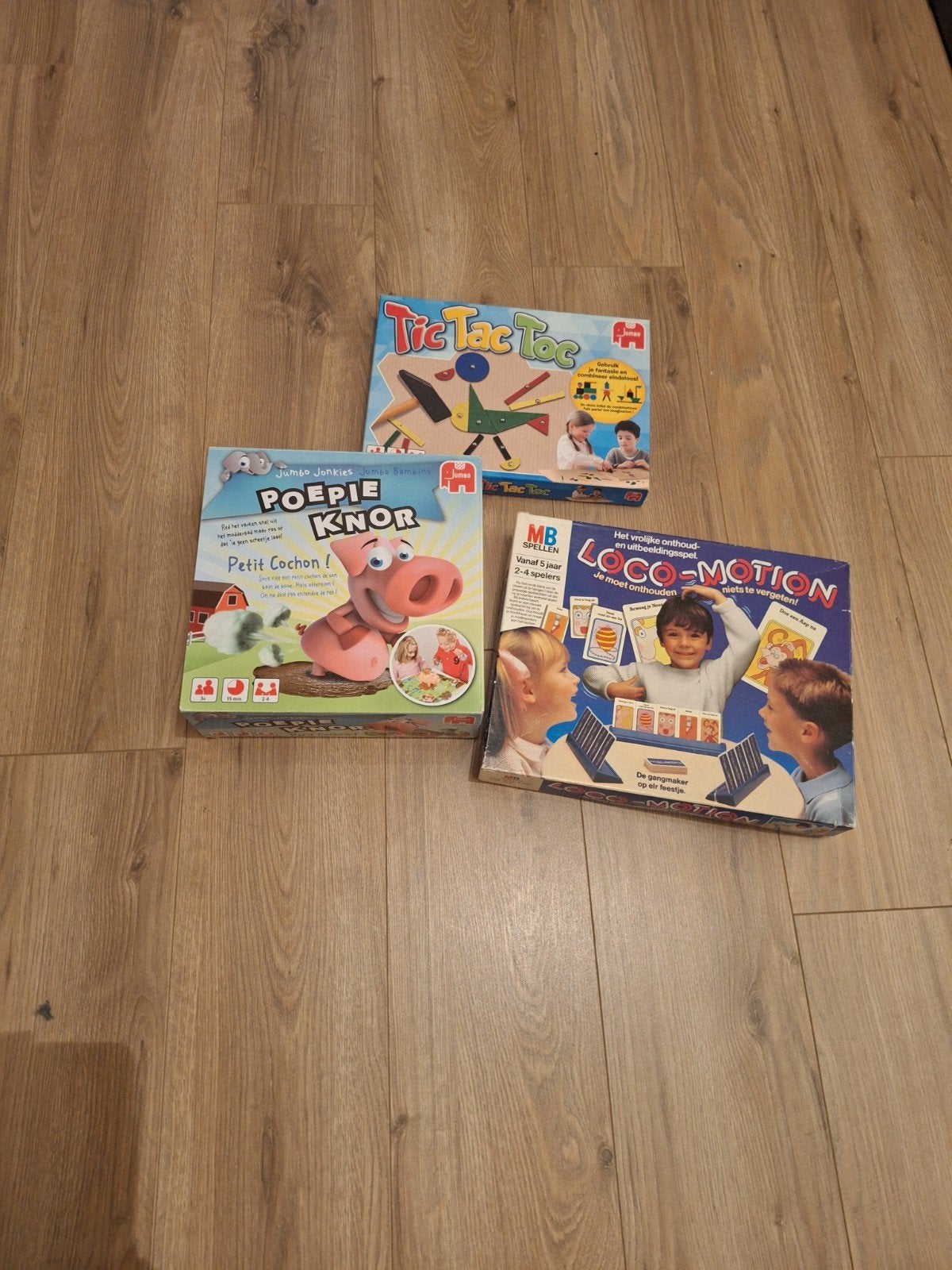 3 spellen., Ophalen
