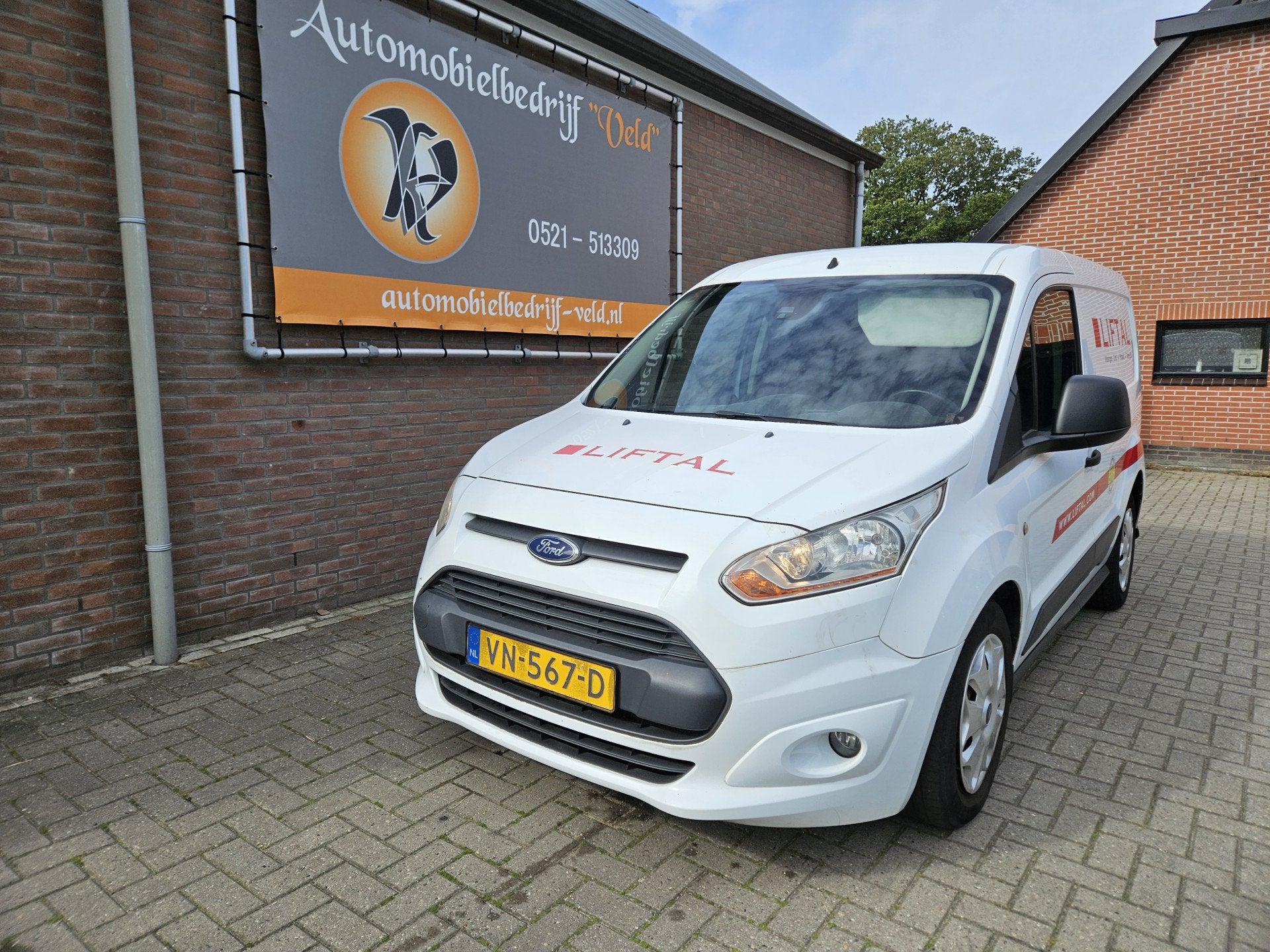 Ford Transit Connect 1.6 TDCI L1 Trend (start niet), Euro 5, Stof, Gebruikt, Zwart