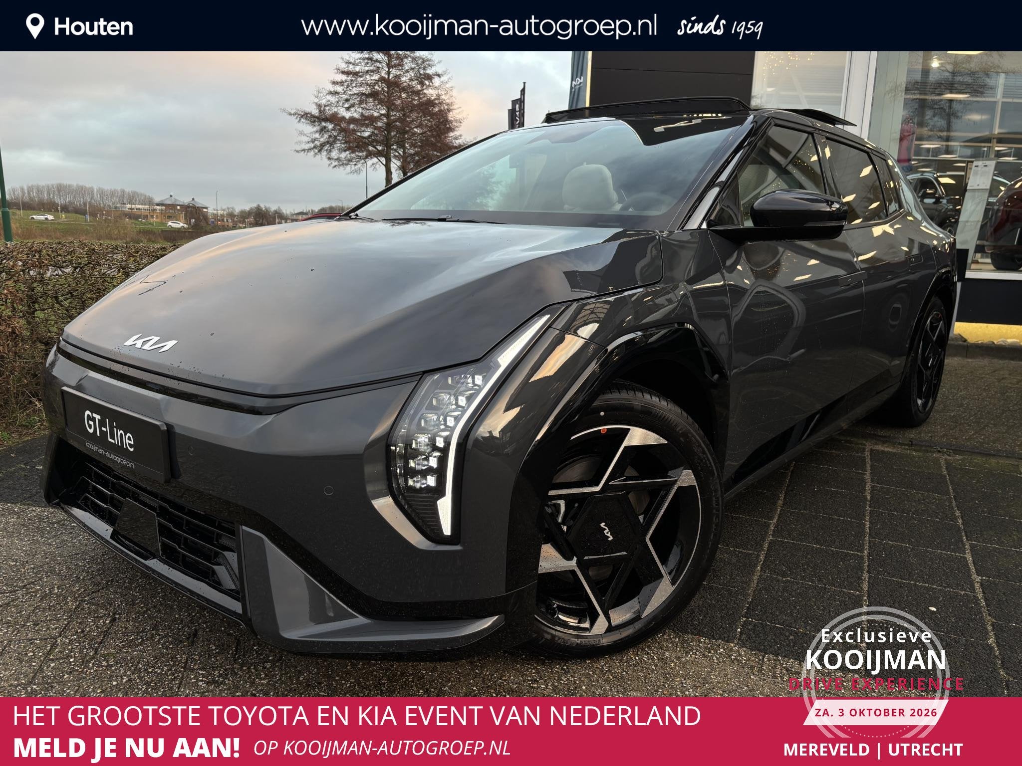 Kia EV4 GT-Line 81.4 kWh , Snel Leverbaar! Complete Uitvoeri, Auto's, 81 kWh, 510 min, Origineel Nederlands, 204 pk