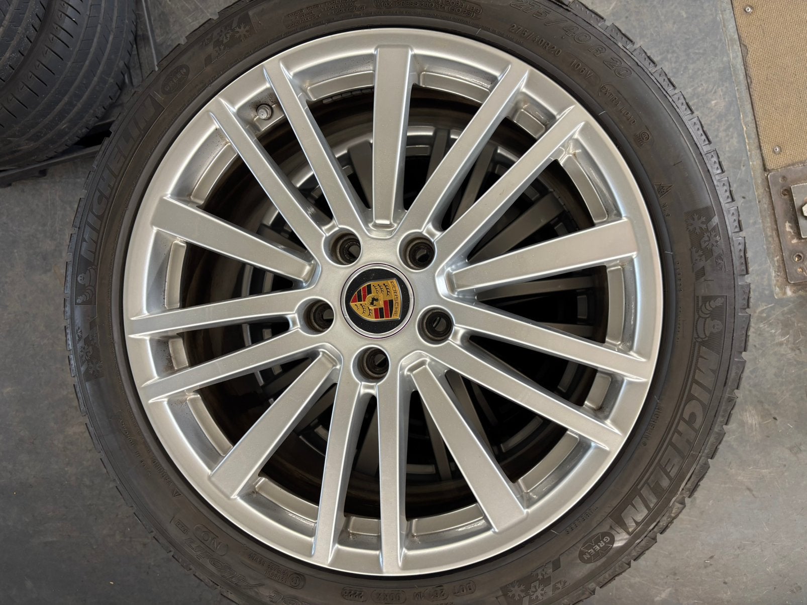 Porsche Panamera breedset! 20 inch, Auto-onderdelen, Banden en Velgen, Ophalen, Gebruikt, 275 mm, Banden en Velgen