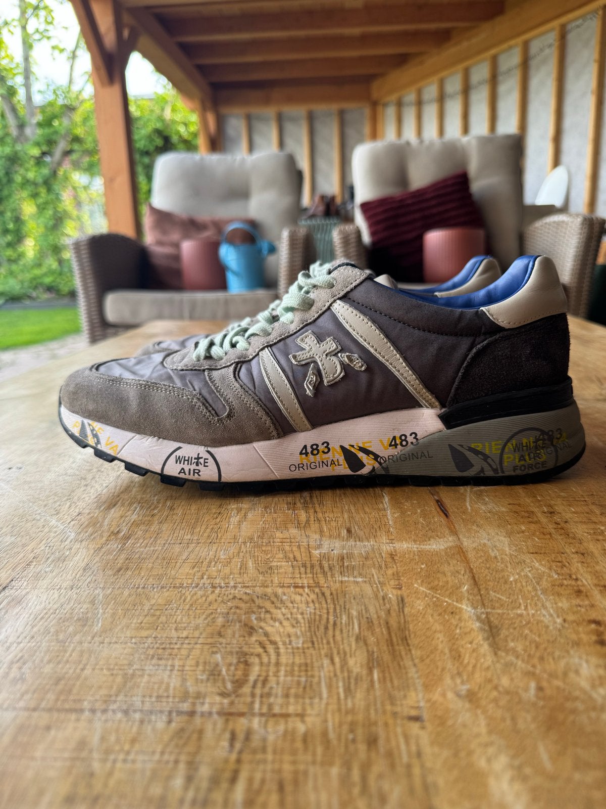 Premiata Sneakers Maat 43 - Stijlvol en Comfortabel, Ophalen of Verzenden, Gedragen, Bruin, Sneakers of Gympen