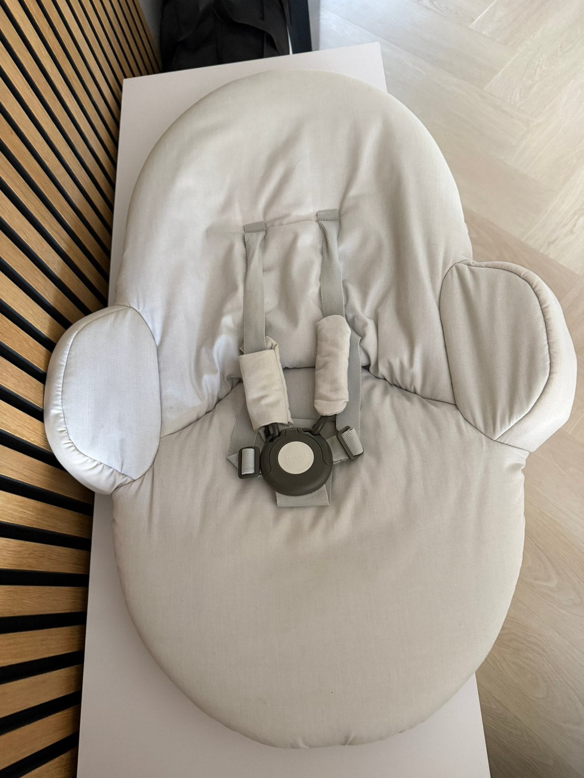 Stokke Steps Bouncer wipstoel, Kinderen en Baby's, Ophalen of Verzenden, Zo goed als nieuw, Wipstoel, Met gordel(s) of riempje(s)