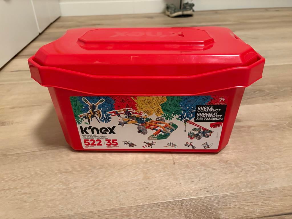 K'nex Bouwdoos met 522 onderdelen, Ophalen of Verzenden, Gebruikt, K'nex