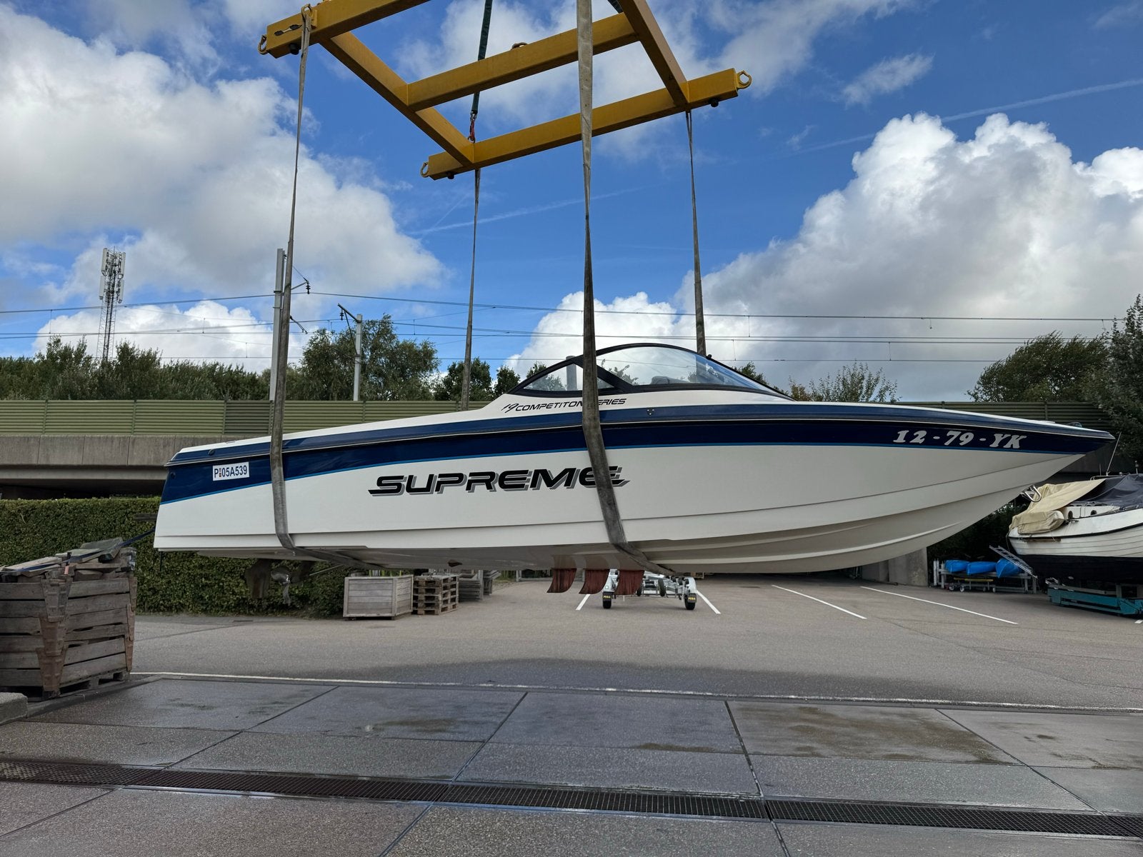 Supreme Competition Series speedboot met trailer, Watersport en Boten, Ophalen, Overige merken, Gebruikt, Binnenboordmotor