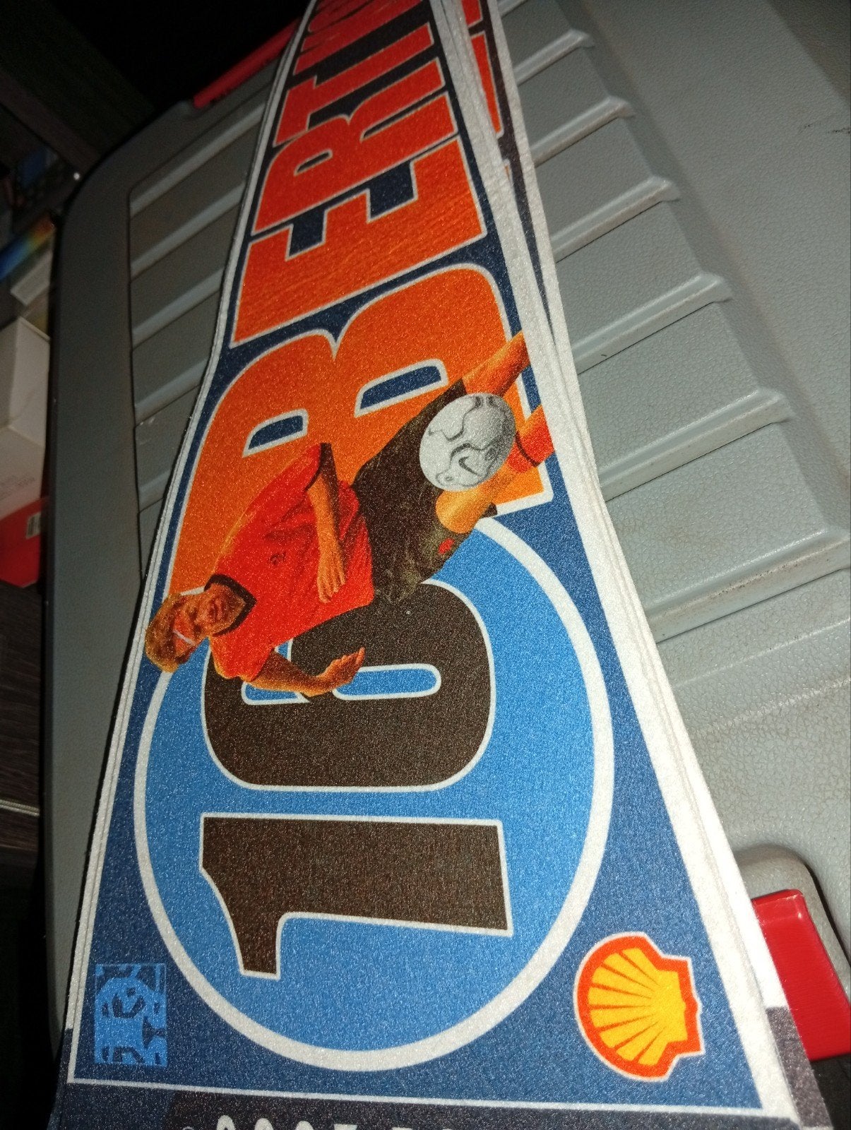 Bert Konterman Shell Voetbal Sticker, Ophalen of Verzenden