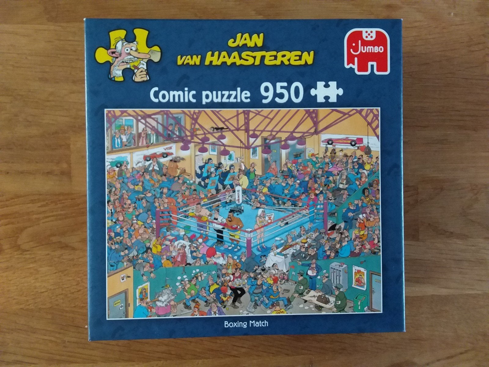 Puzzel Jan van haasteren, boxing match, 950 stukjes, nieuw, Ophalen of Verzenden, 500 t/m 1500 stukjes, Nieuw