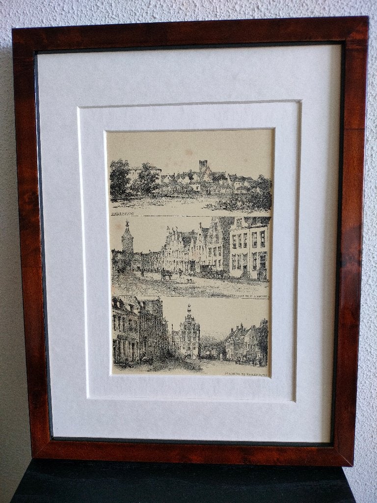 Craandijk Litho Culemborg Kuilenburg Stadhuis (116), Ophalen of Verzenden